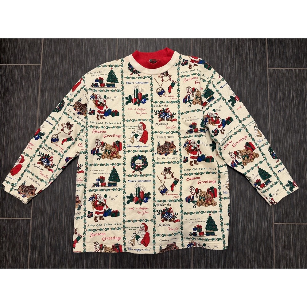 Vintage Nutcracker Christmas Festive Holiday Sweatshirt Plus Size Ugly Holiday